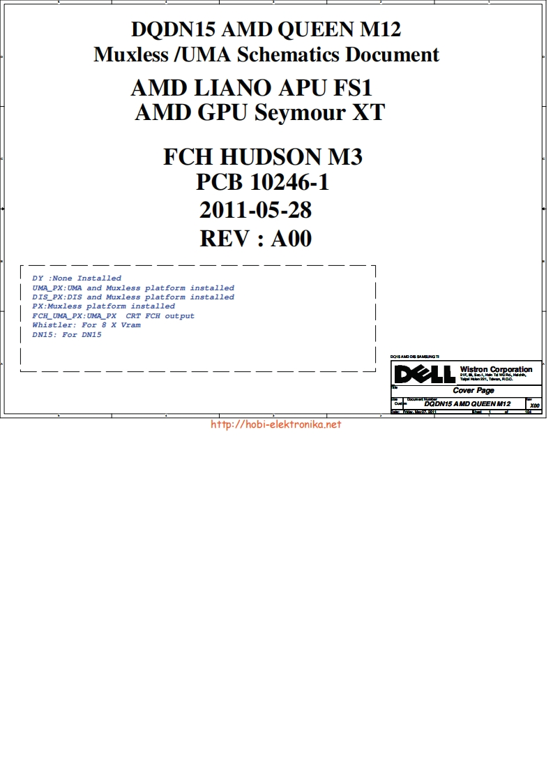 DELL-M5110笔记本电器原理图