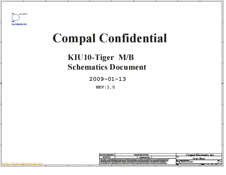 DELL-Mini10笔记本电器原理图