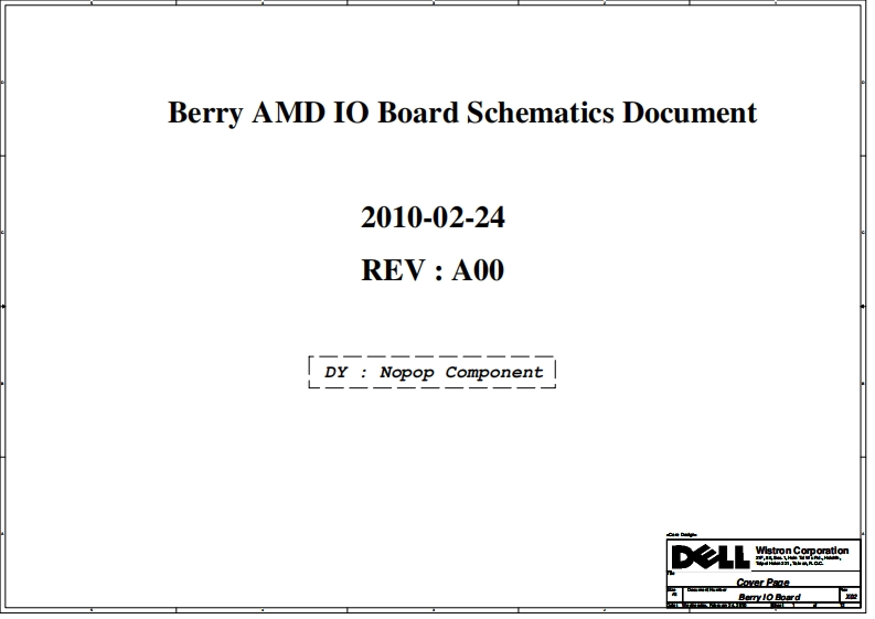 DELL-N5010---WISTRON-Berry-AMD-IO-Board---REV-A00笔记本电器原理图