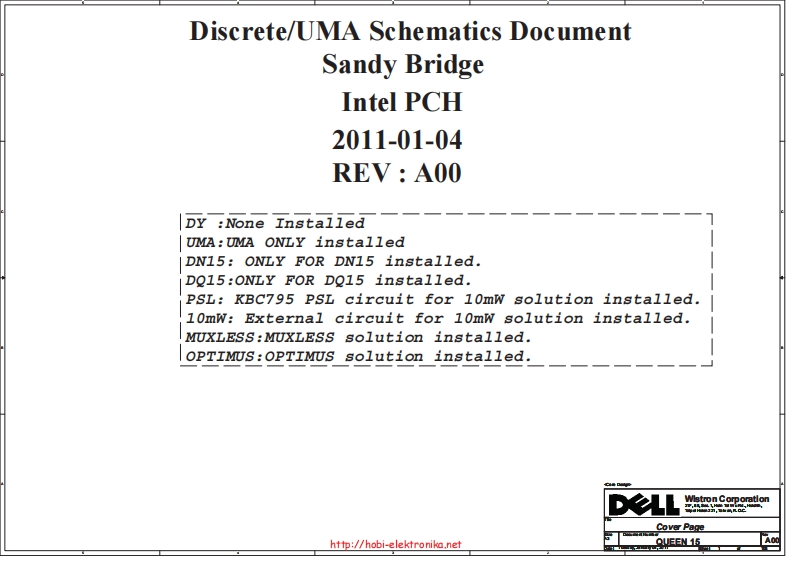 DELL-N5110笔记本电器原理图