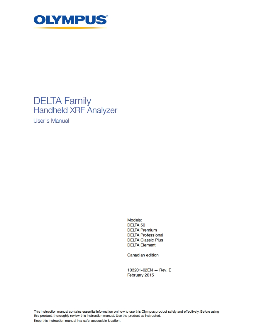 DELTA-Family-操作说明书手册