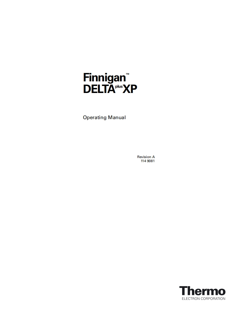 DELTAplusXP说明书手册