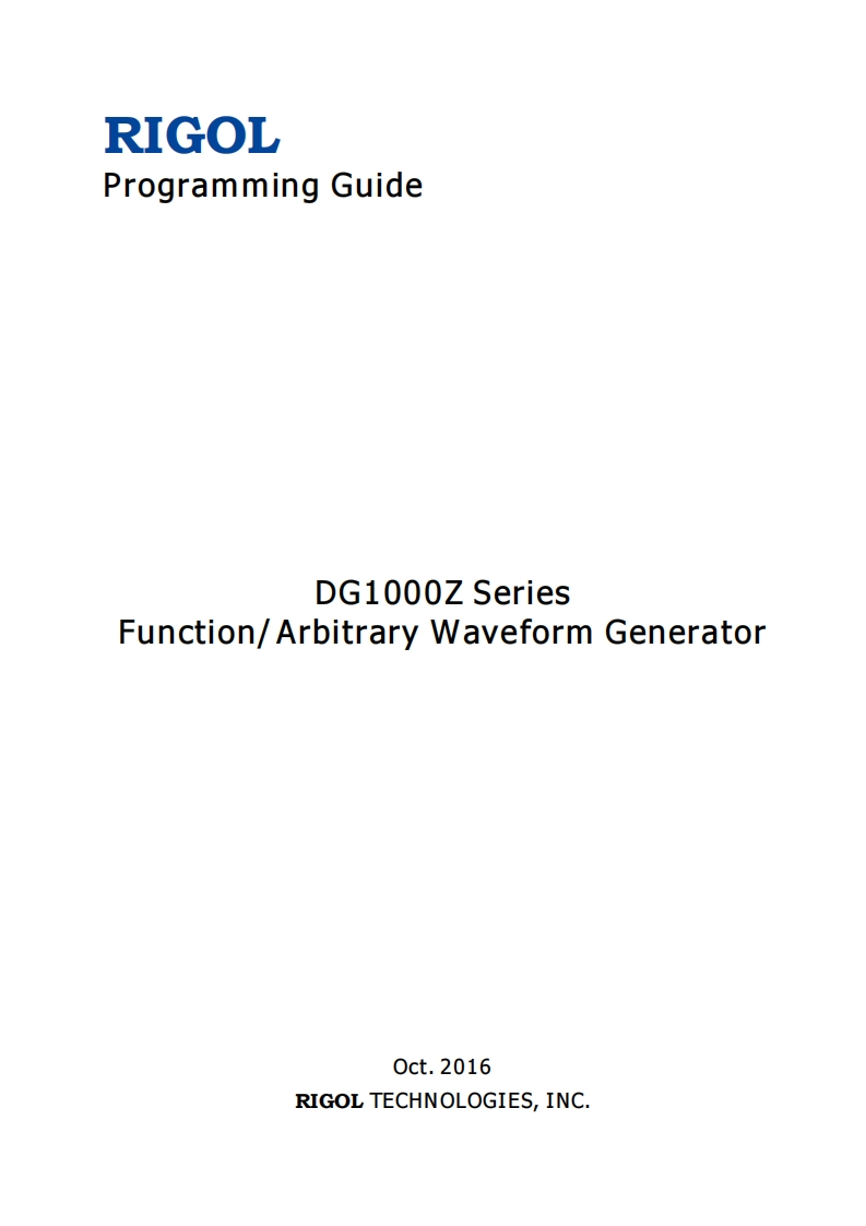 DG1000Z_编程操作说明书手册Guide_EN