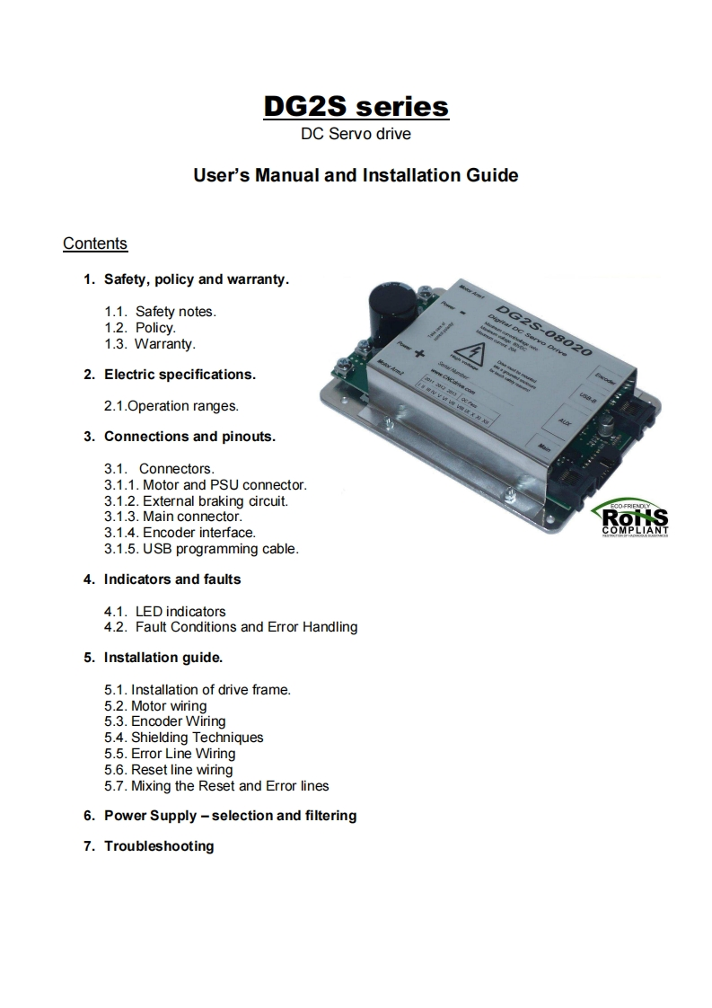 DG2S_series_manual安装调试说明书手册