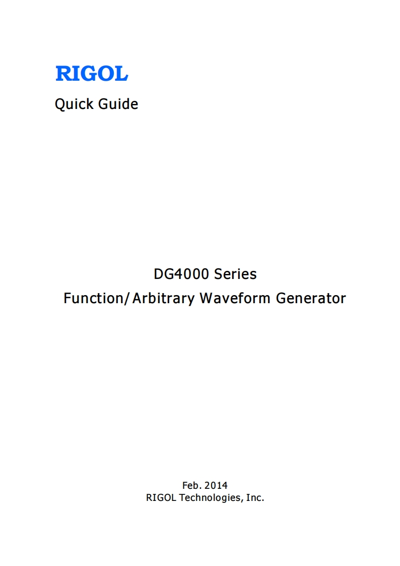 DG4000_操作说明书手册_EN