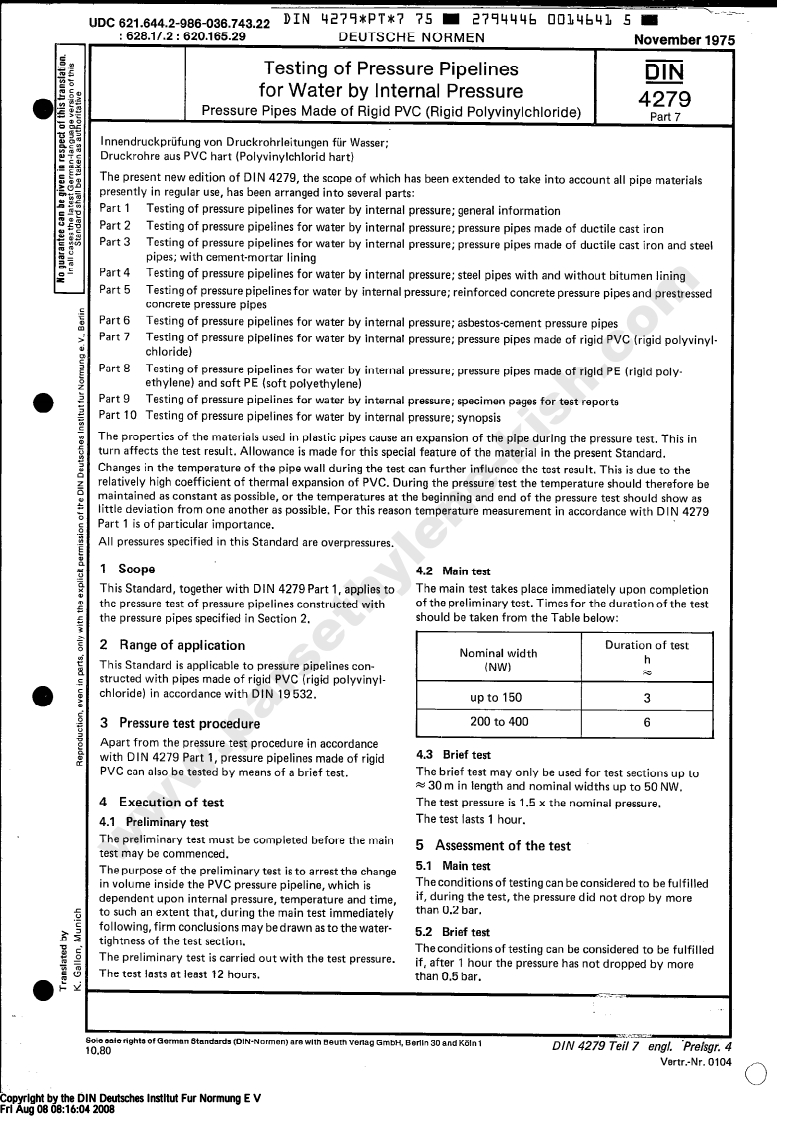 DIN_4279-7_(1975)现行标准规范