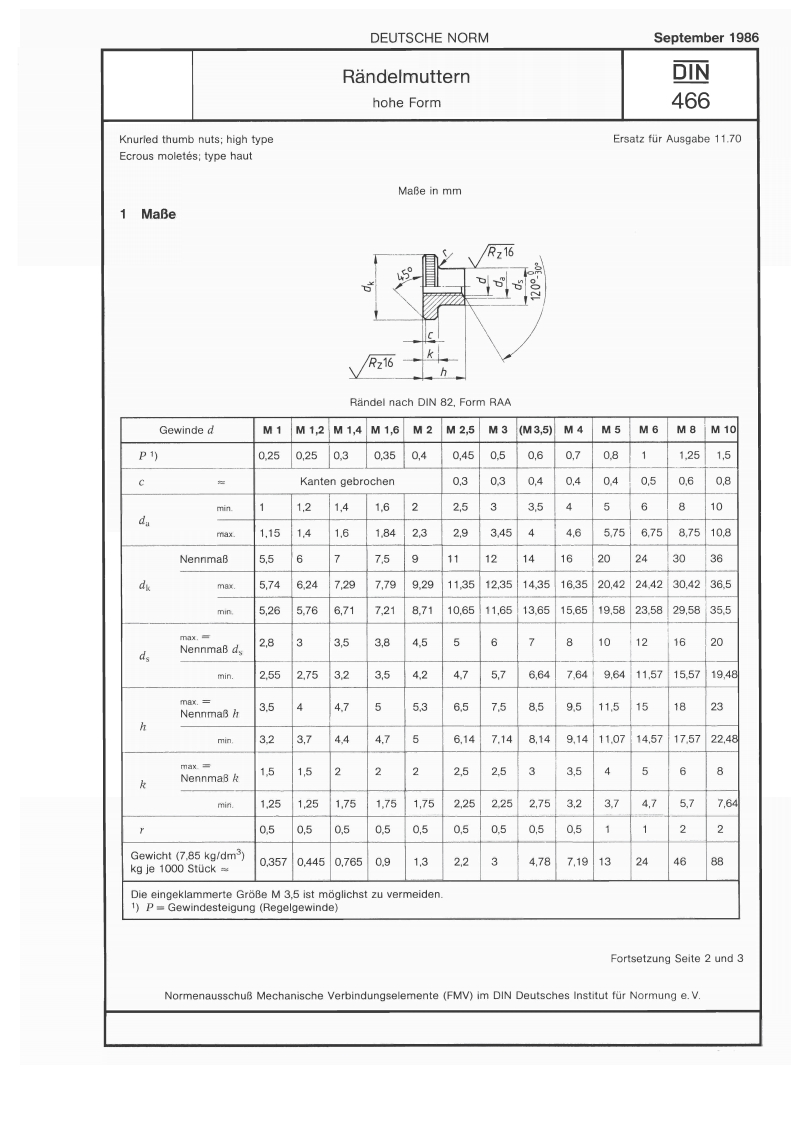 DIN_466相关标准规范