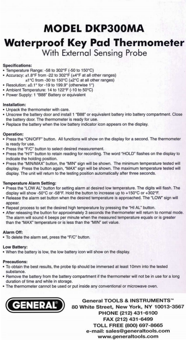 DKP300MA_调试手册说明书指南