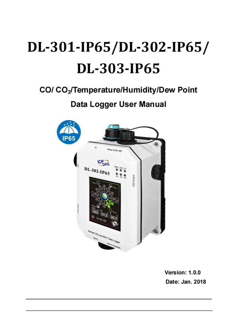 DL-300-IP65_用户操作说明书手册_英语_v1.0.0