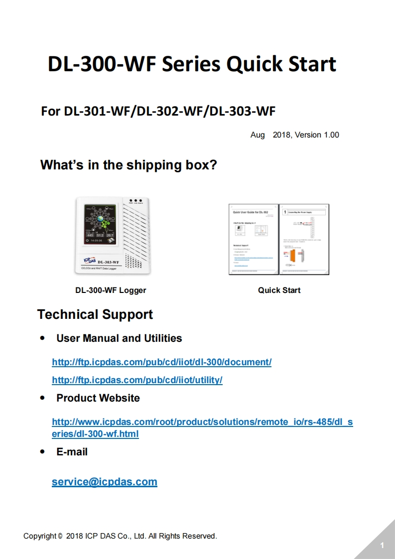 DL-300-WF_用户使用说明书手册_guide_英语_v1.00
