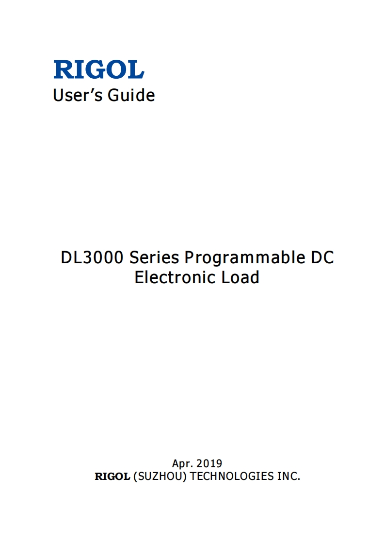 DL3000_UserGuide操作说明书手册_EN-1
