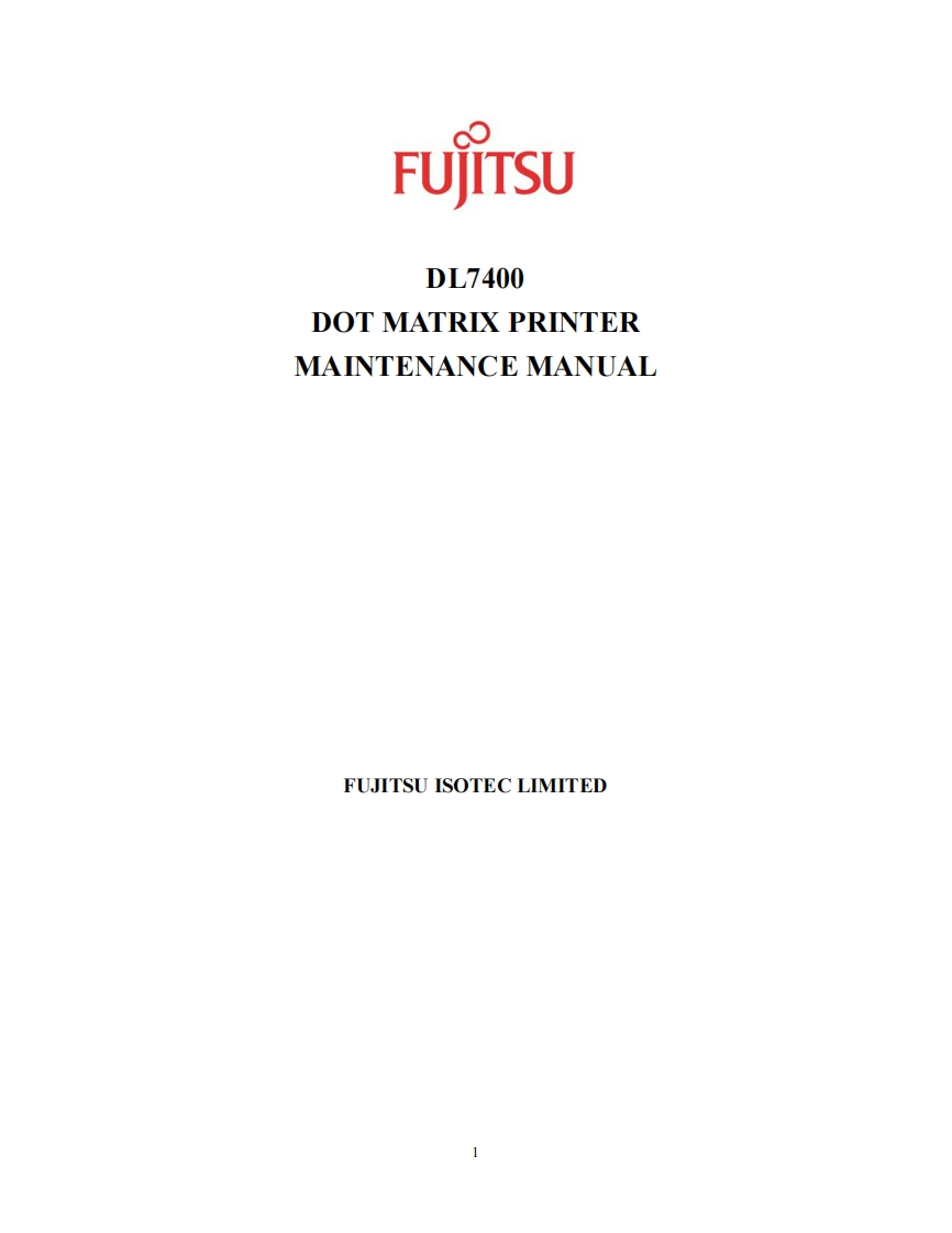 DL7400-维修维护手册