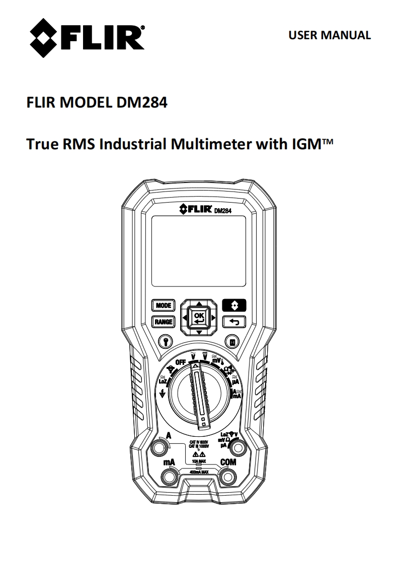 DM284_使用说明书手册_EN