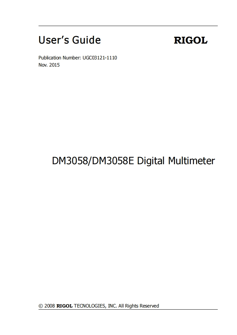 DM3058_UserGuide操作说明书手册_EN