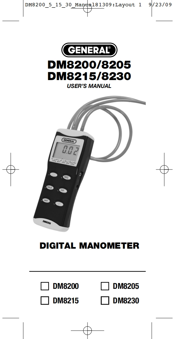 DM8200_手册说明书指南