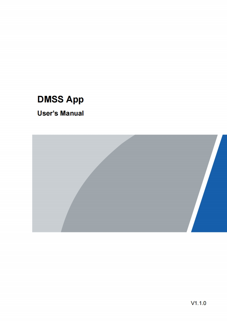 DMSSApp_安装调试说明书手册_V1.1.0