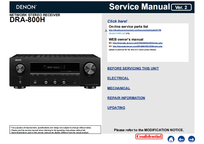 DNON-DRA800H_sm维修手册