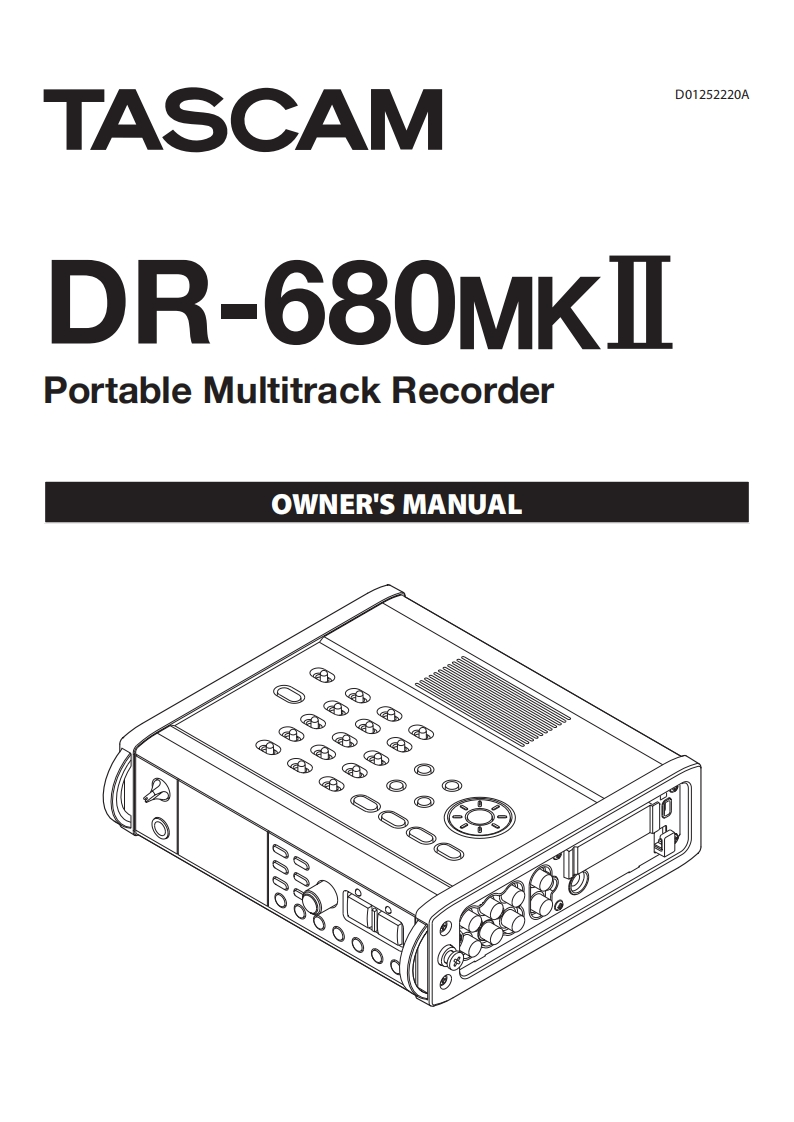 DR-680mk2操作说明书手册