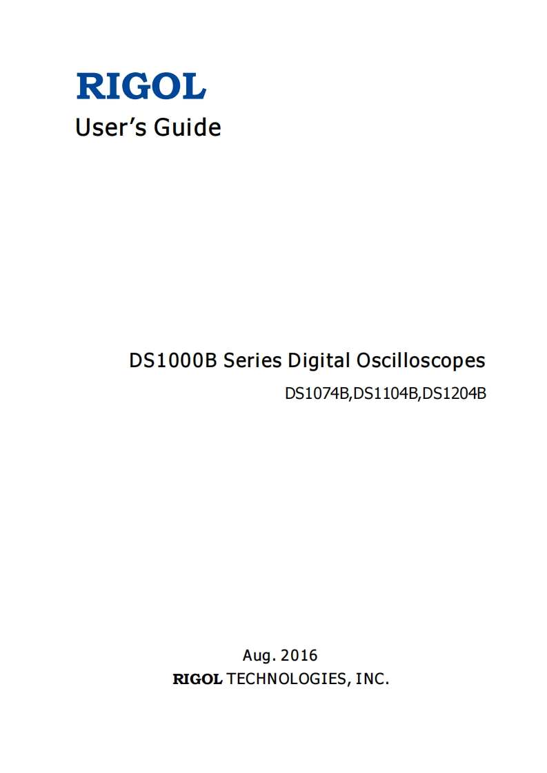 DS1000B_操作指南手册_EN
