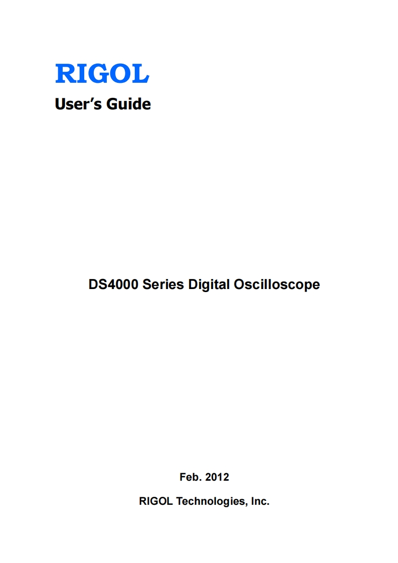 DS4000_操作说明书手册_EN