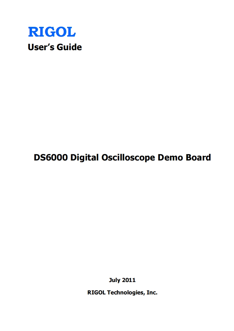 DS6000DemoBoard_操作指南手册_EN