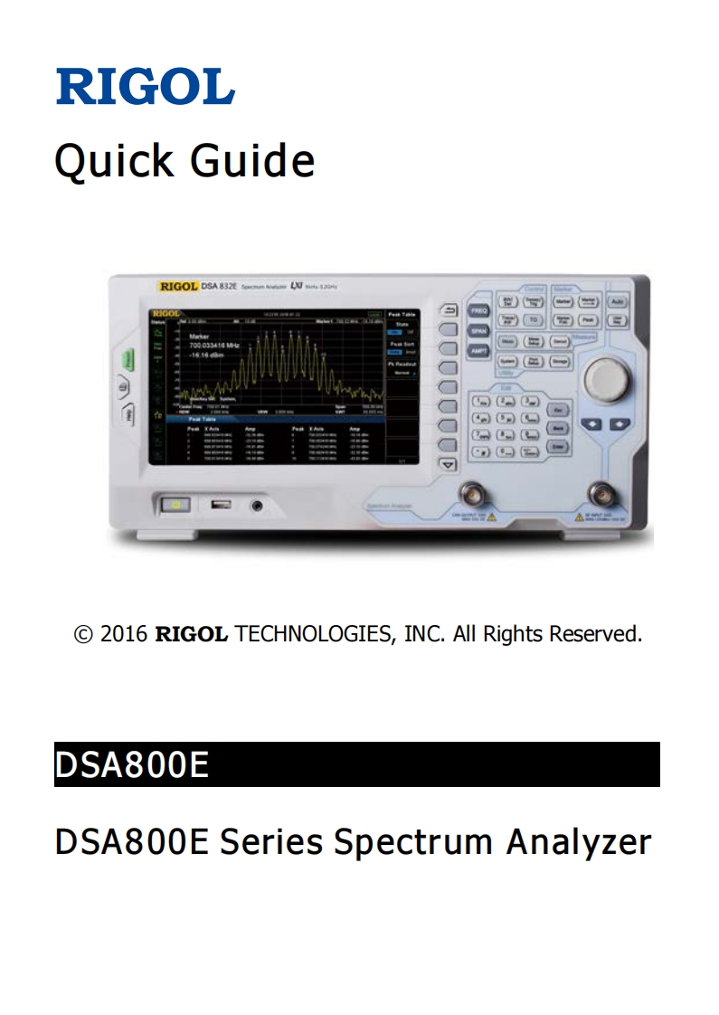 DSA800E_操作说明书手册_EN
