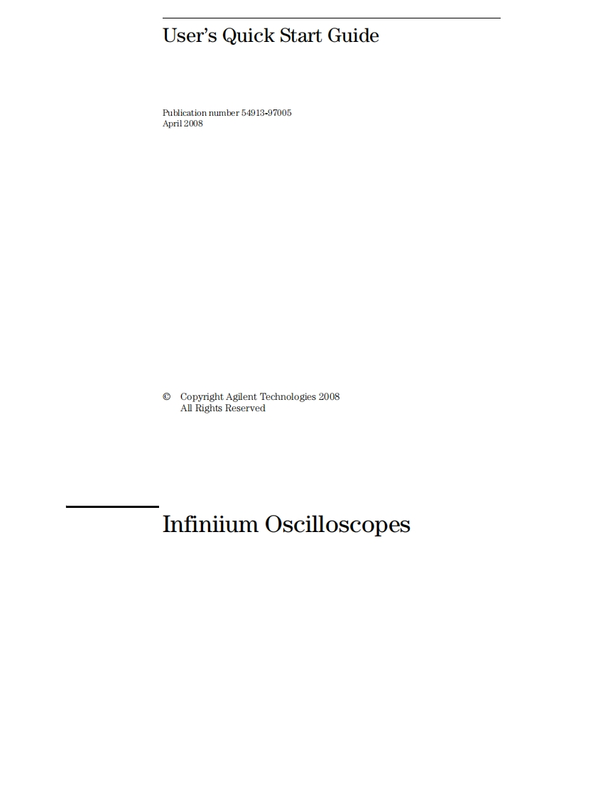 DSA90404A--用户操作维护说明书手册