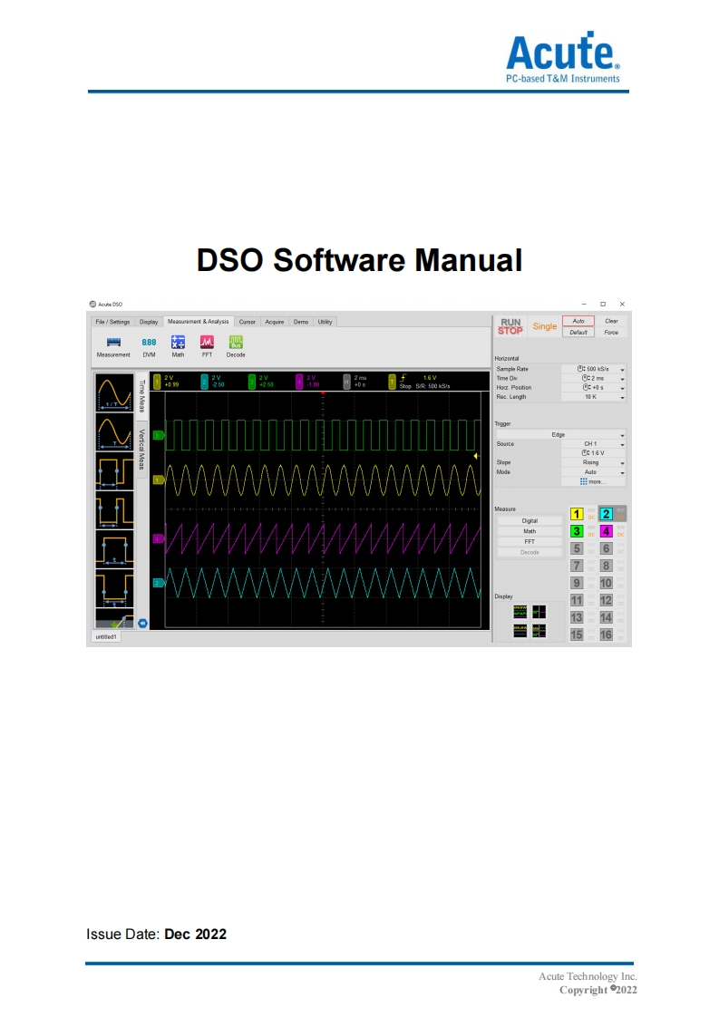 DSO-Software-操作说明书手册