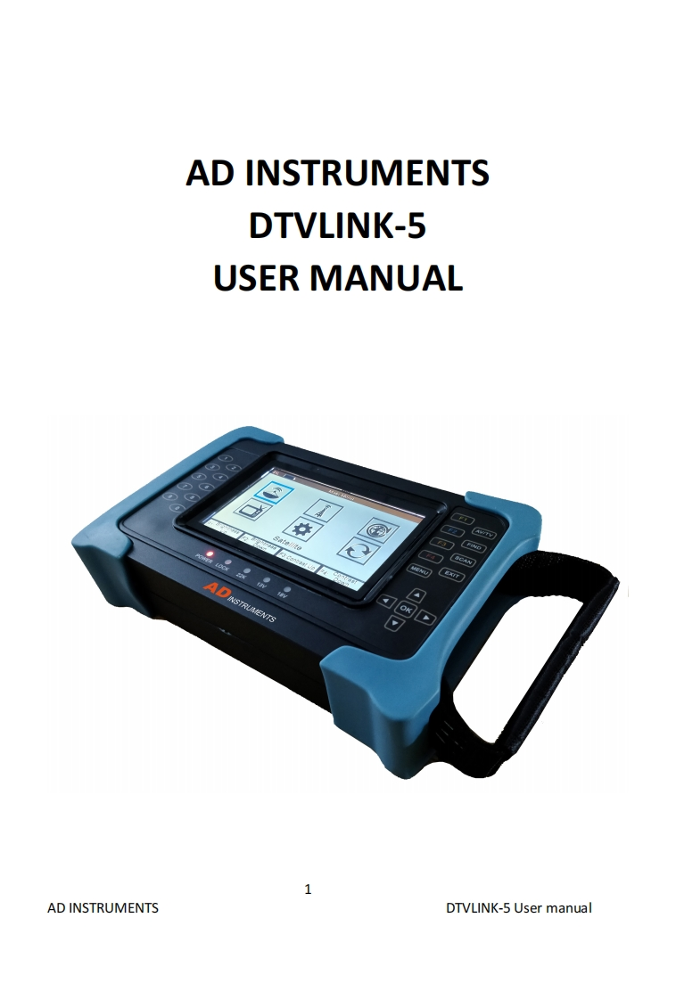 DTVLINK-5_meter_AD_INSTRUMENTS_ENG_user_操作说明书手册20180115