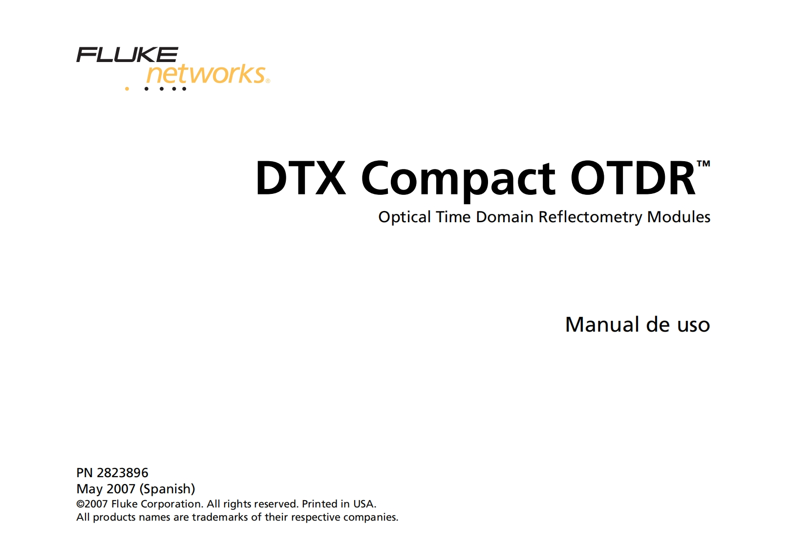 DTX-OTDR-操作说明书手册