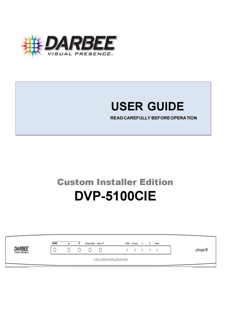 DVP-5100CIE_使用说明书手册