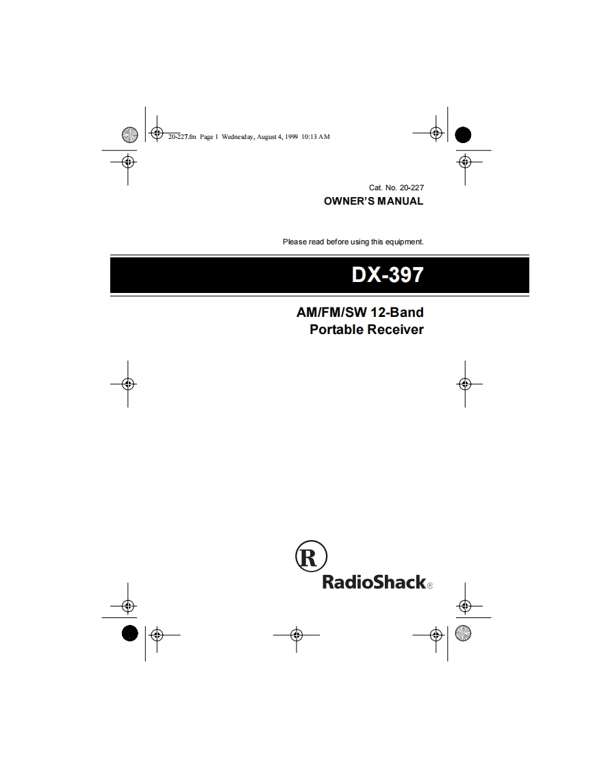 DX-397-(Owners-Manual操作说明书手册)