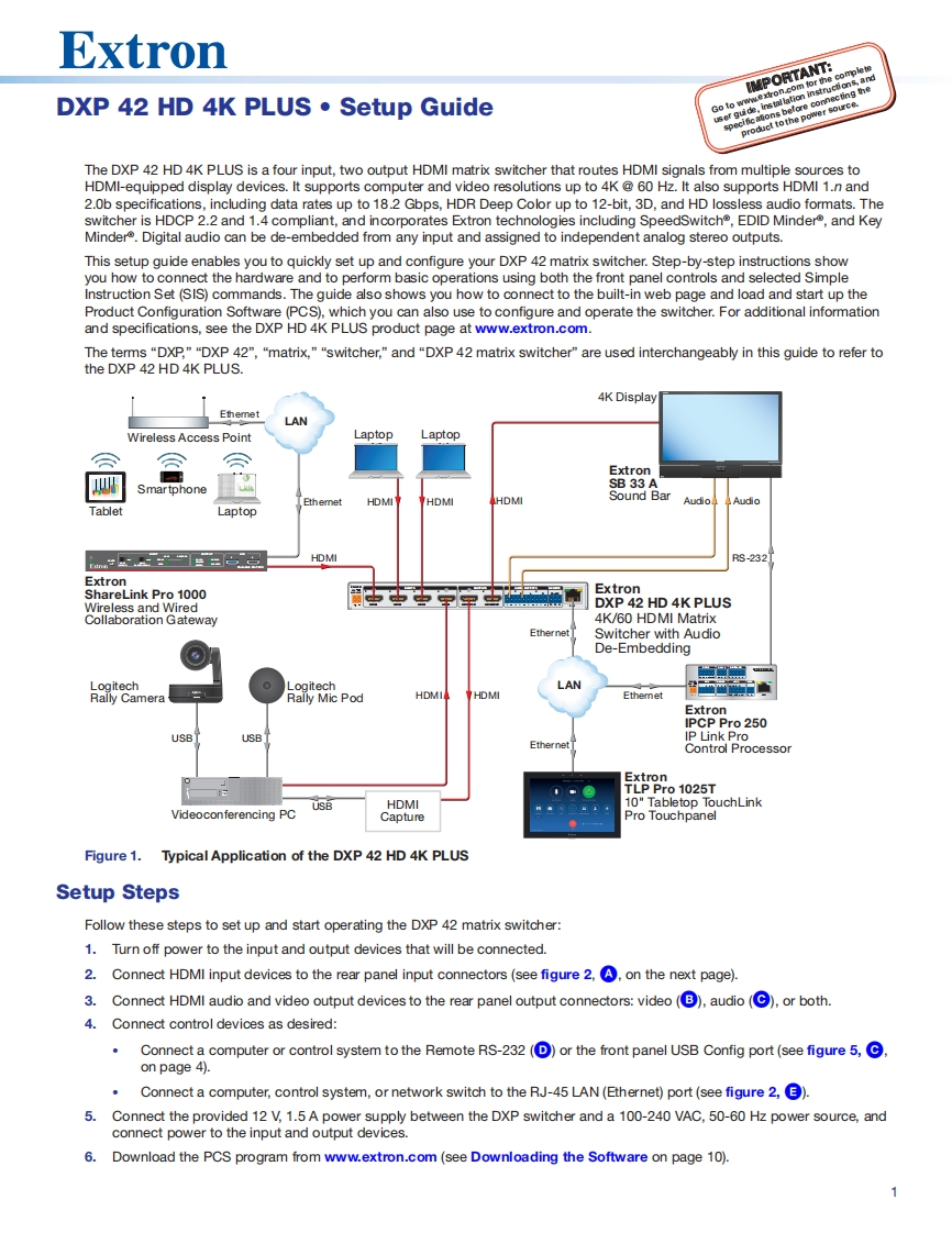DXPHD4KPLUS设置指南