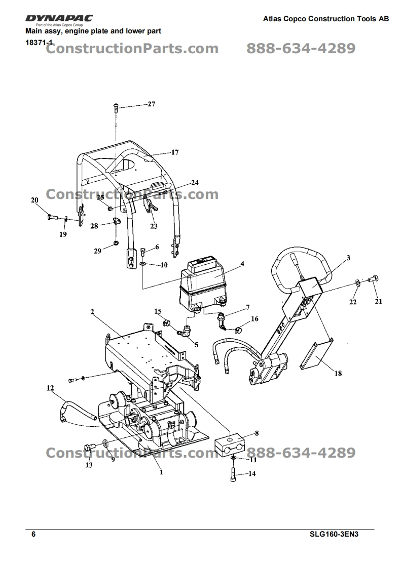 DYNAPAC-SLG160零部件手册