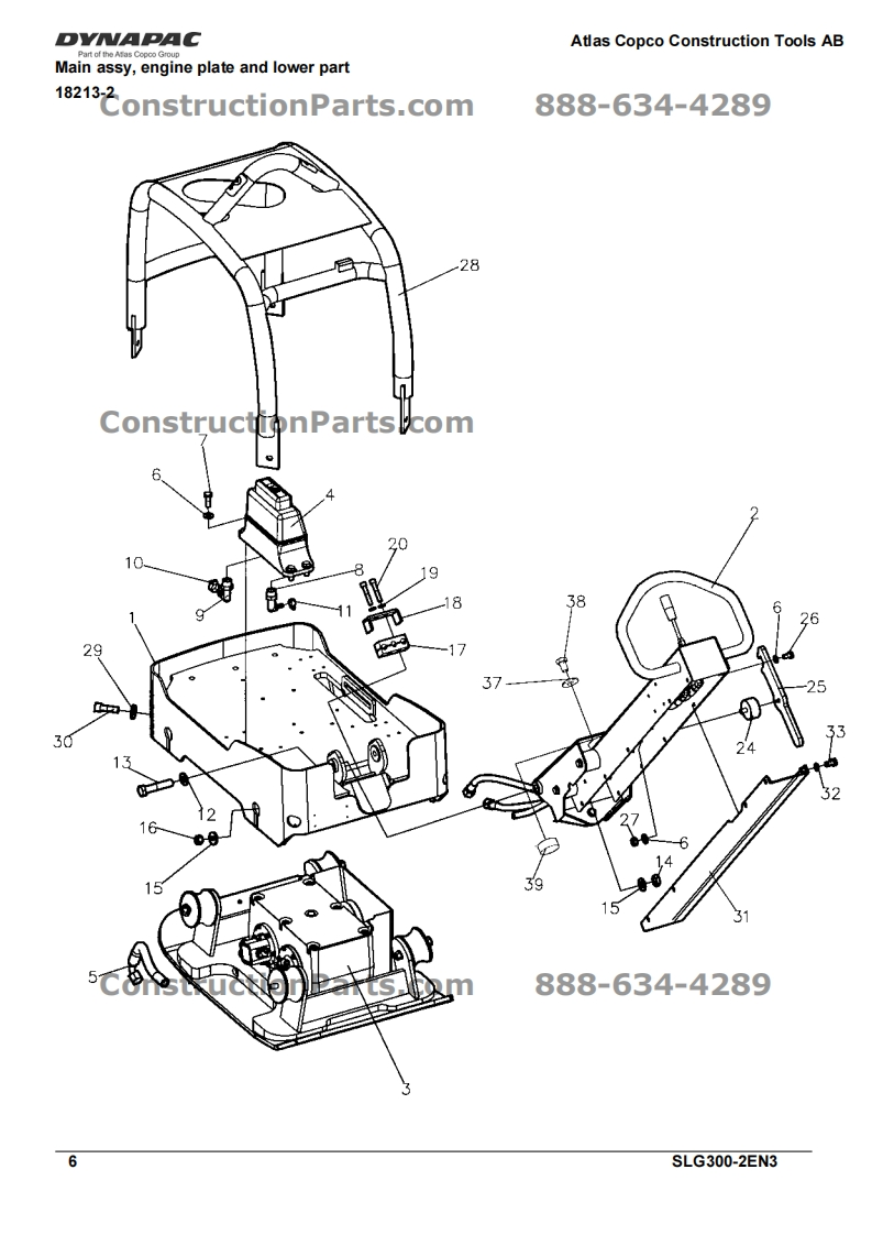 DYNAPAC-SLG300零部件手册