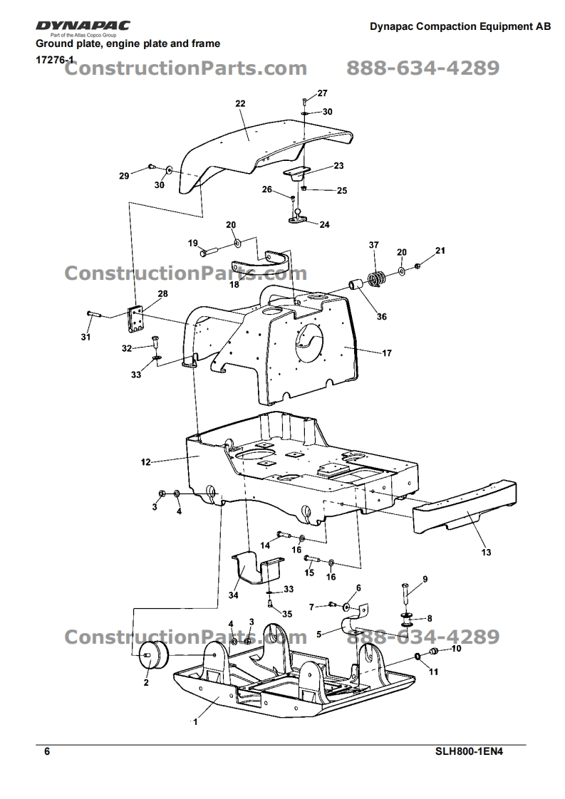 DYNAPAC-SLH800零部件手册