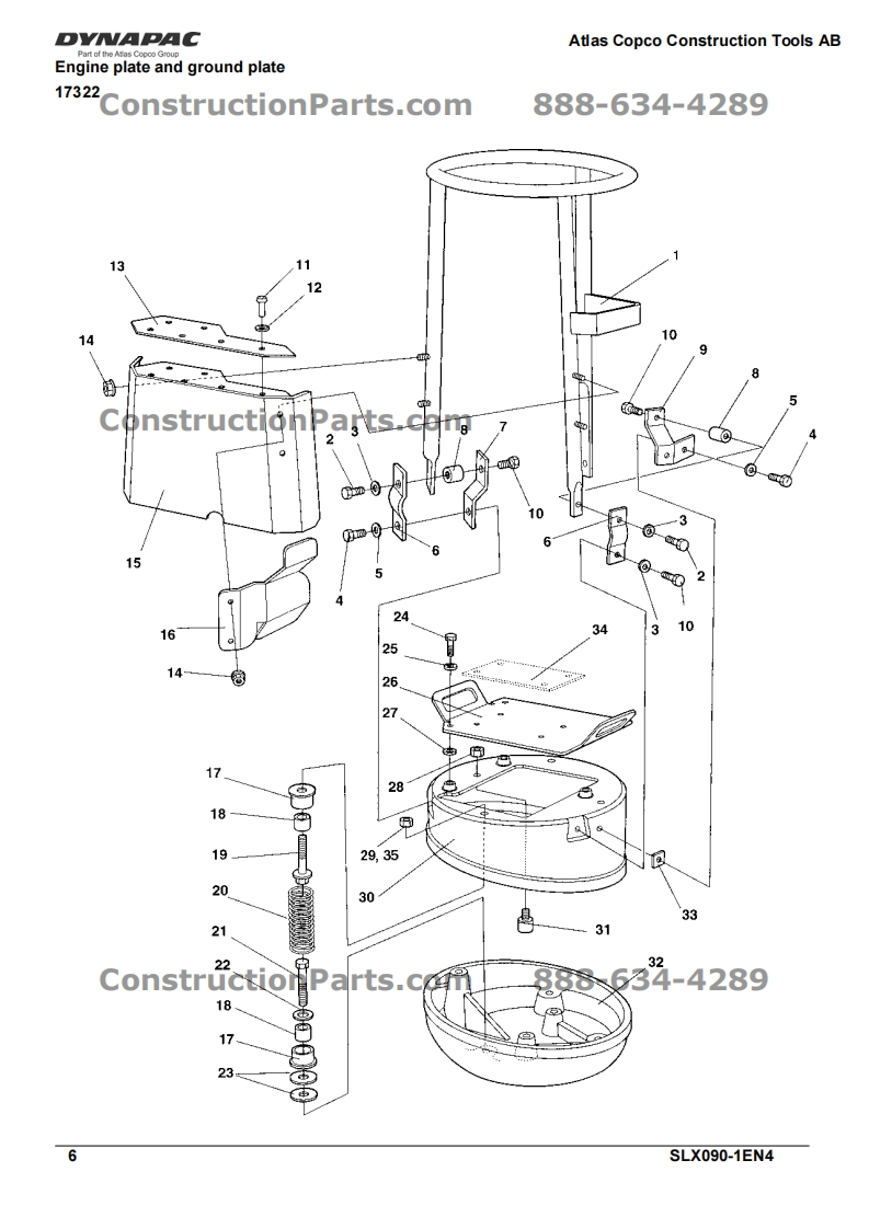 DYNAPAC-SLX090零部件手册