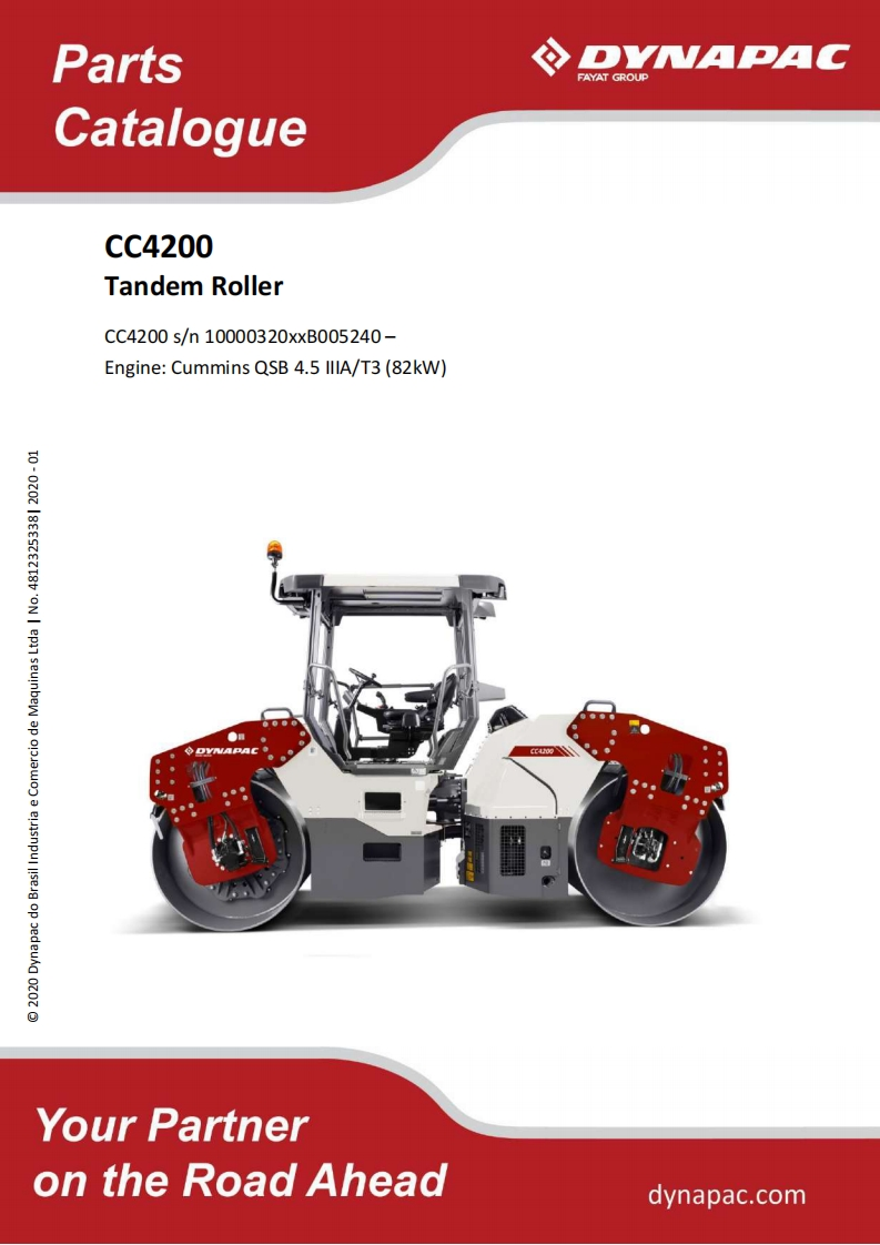 DYNAPAC戴纳派克-CC4200-零部件手册