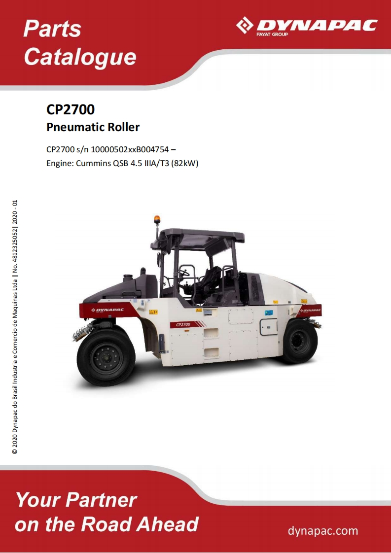 DYNAPAC戴纳派克-CP2700-零部件手册