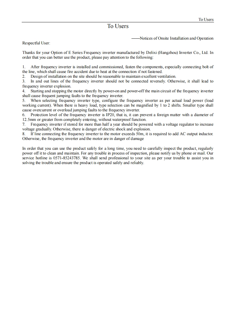 Delixi-E102-Manual变频器操作说明书手册-ENG