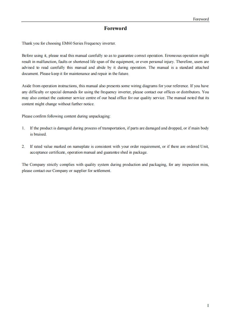 Delixi-EM60-Manual变频器操作说明书手册-ENG