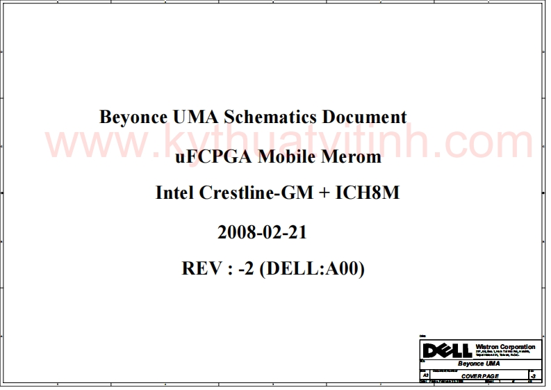 Dell-1318笔记本电器原理图