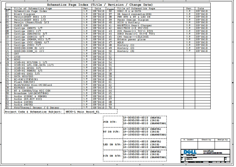 Dell-1450-drawing-Foxconn-H830-L笔记本电器原理图