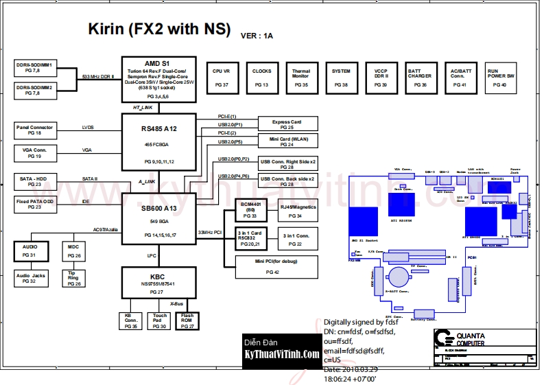 Dell-1510-fx2mb笔记本电器原理图