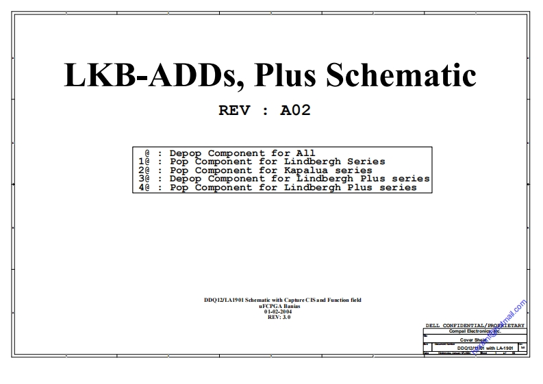 Dell-Latitude-D800-(LA-1901)-schematics笔记本电器原理图