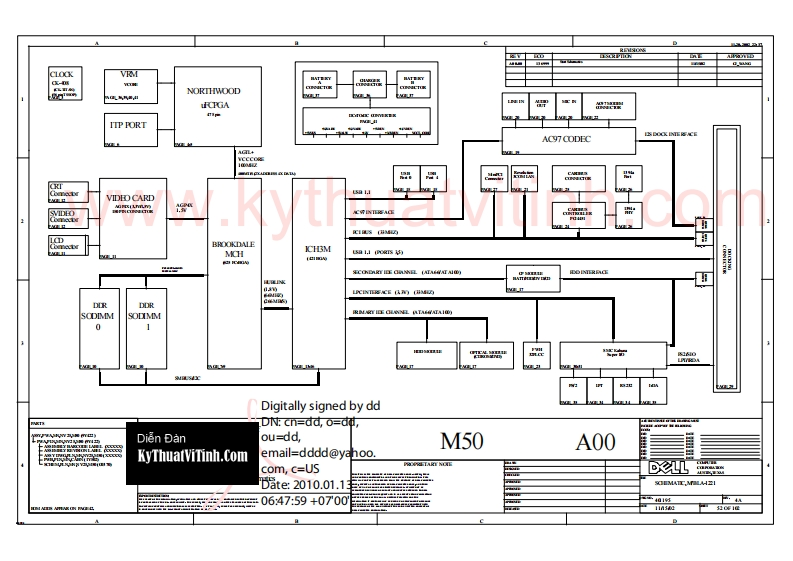 Dell-Schemetic-8200_MB-LA-1221笔记本电器原理图