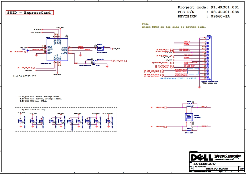 Dell-Vostro-V3700---Wistron-Winery-DW70-IO-BD笔记本电器原理图