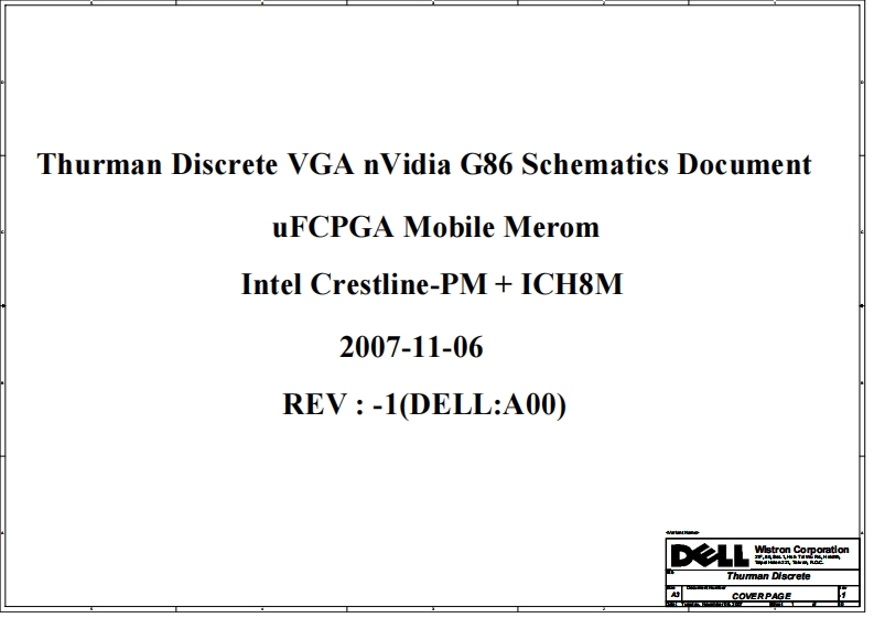 Dell_m1330_Thurman_Discrete_VGA_nVidia_G86_2笔记本电器原理图