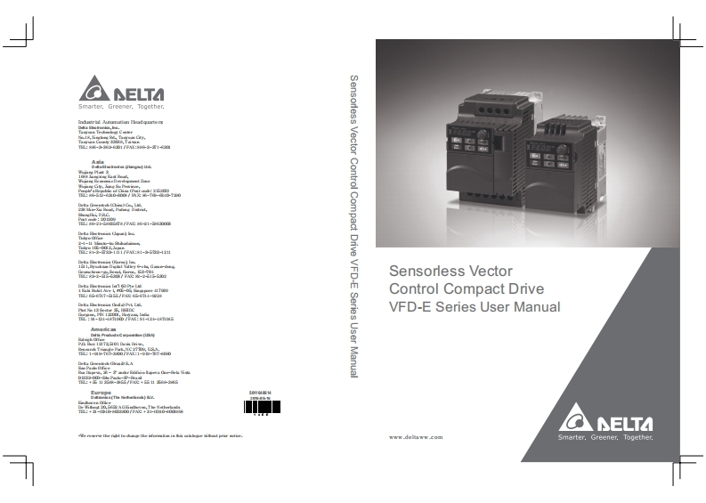 Delta-VFD-E-Manual变频器操作说明书手册_20160516-ENG