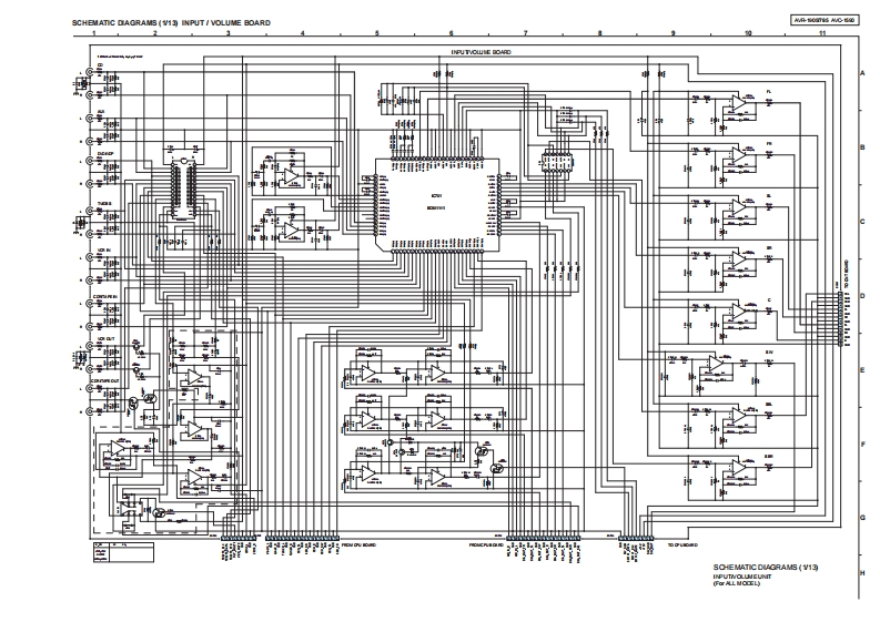 Denon-AVC1590-avr-电气原理图手册